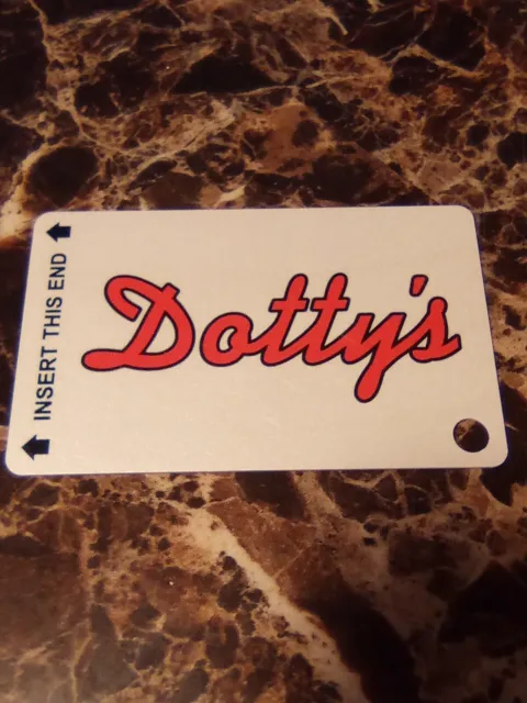 Dotty's Casino Las Vega, Nevada No Name Slot Card Great For Any Collection!