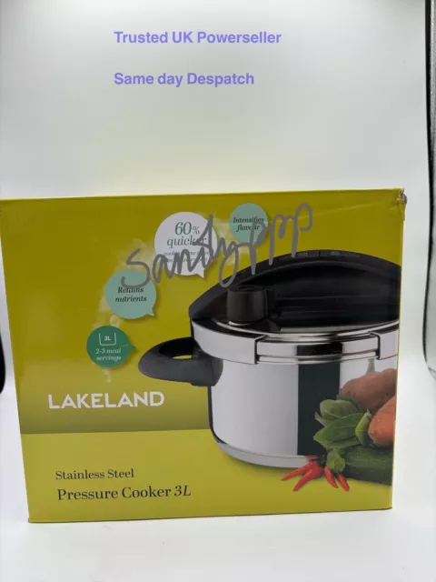 Lakeland 3l pressure cooker clearance