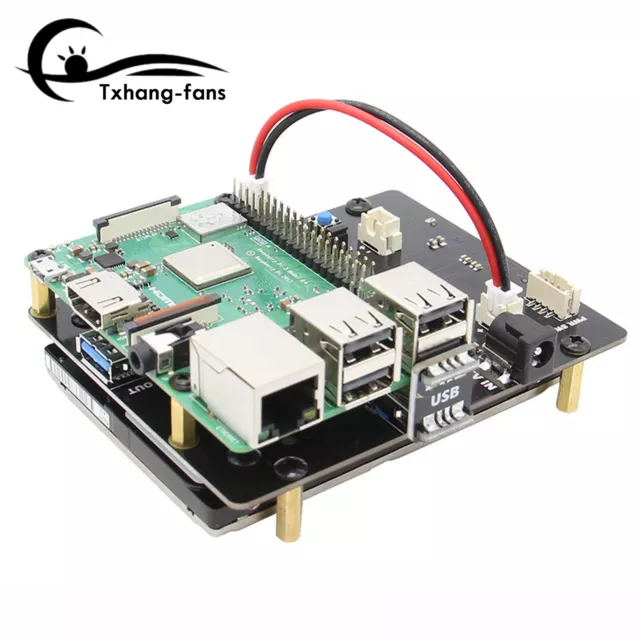 For Raspberry Pi 3/2B/B+ X820 V3.0 2.5 inch HDD/SSD Storage Expansion Board A2TF