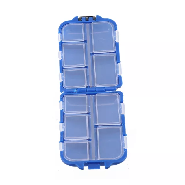 Lure Box Klein Transparente Kunststoff Wasserdicht Angelhaken Tackle Box