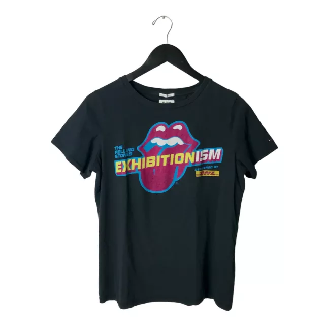 Tommy Hilfiger Denim Rolling Stones Exhibitionism T Shirt Graphic Tee Medium M 2