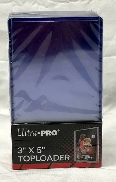 Toploader Pages Ultra Pro 25 Pack 3.5 X 5" Toploaders - Clear Card - Foto 9