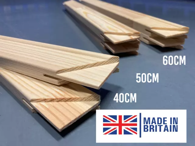 High Quality Canvas Stretcher Bars - Redwood 18mm - Sold By 2, 4, 10, 50, 100