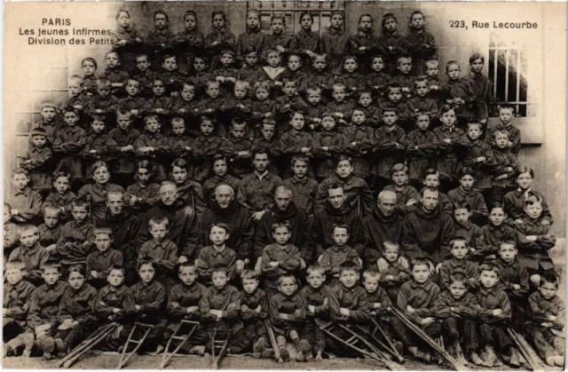 CPA PARIS 15e 223, Rue Lecourbe Jeunes Infirmes (1249313)