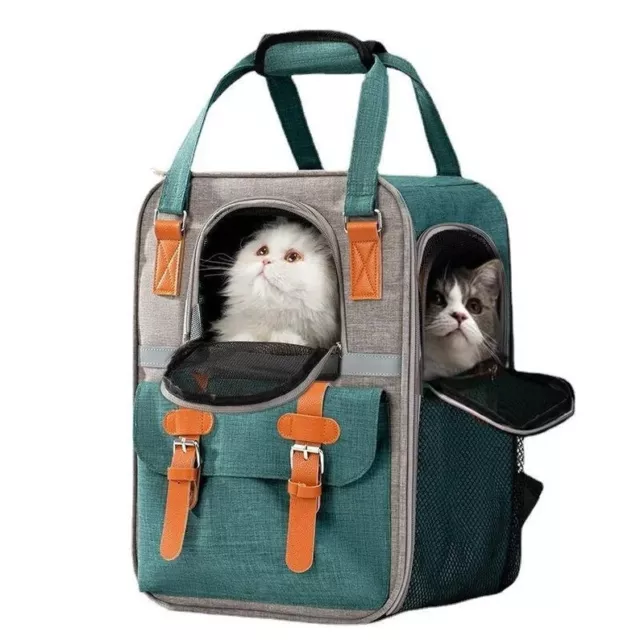 Pet Carrier Backpack Cat and Dog with Breathable Mash, Airline Approved 