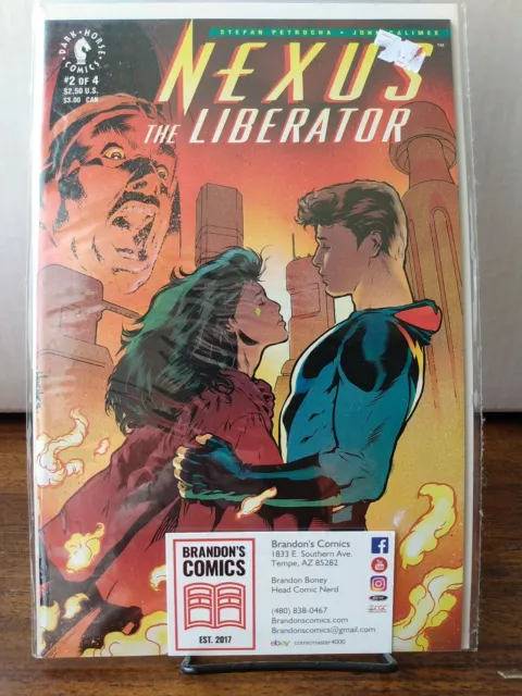 Nexus: The Liberator #2 Sept. 1992 Dark Horse Comics