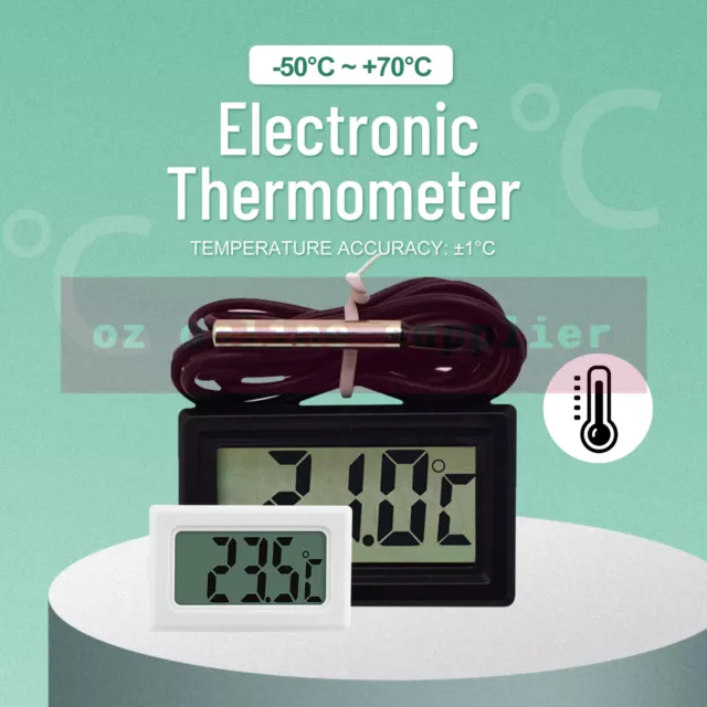 LCD Digital Thermometer for Fridge/Freezer/Aquarium/FISH TANK Temperature AU