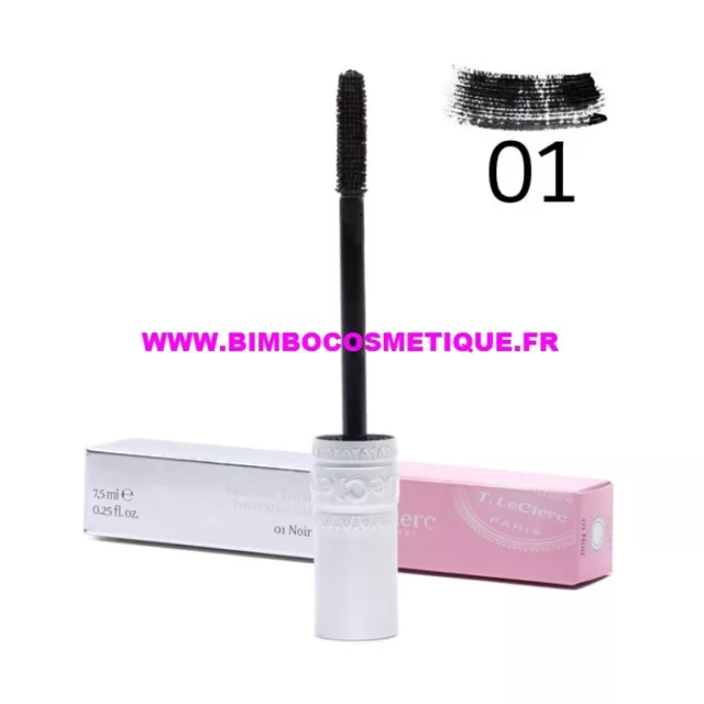 T Leclerc Mascara Twist Haute Definition 01 Noir Brosse Brevetee Val 25€