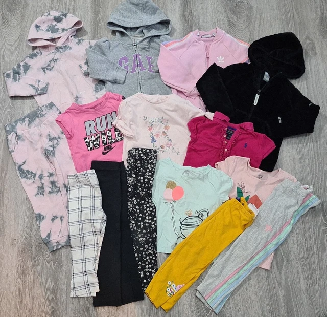 2-3 Years Girls Bundle GAP adidas reebok Ted baker leggings tops jumpers (7)