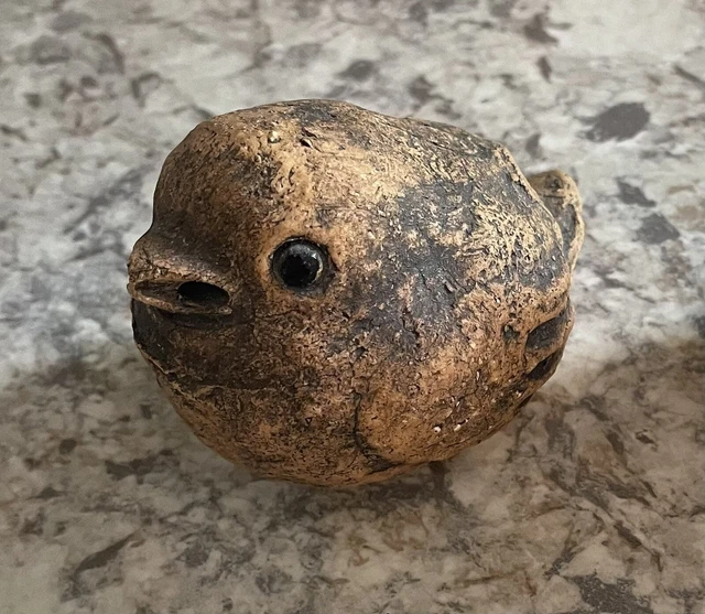 Carved Stone Sparrow Ulmer Spatz