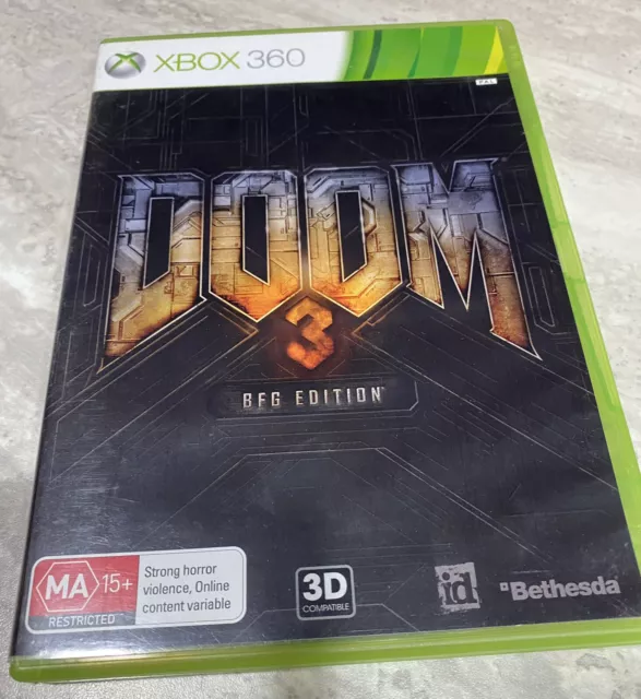 Jogo doom 3 bfg edition xbox 360 bethesda softworks