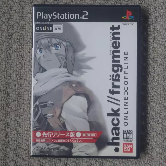 .hack//fragment -ONLINE×OFFLINE- [pre-release version] PS2 Import