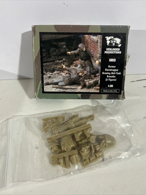 Kit 8 Soldats Allemands Infanterie Wehrmacht WW2 1/35 - Maquette Résine Non Peinte