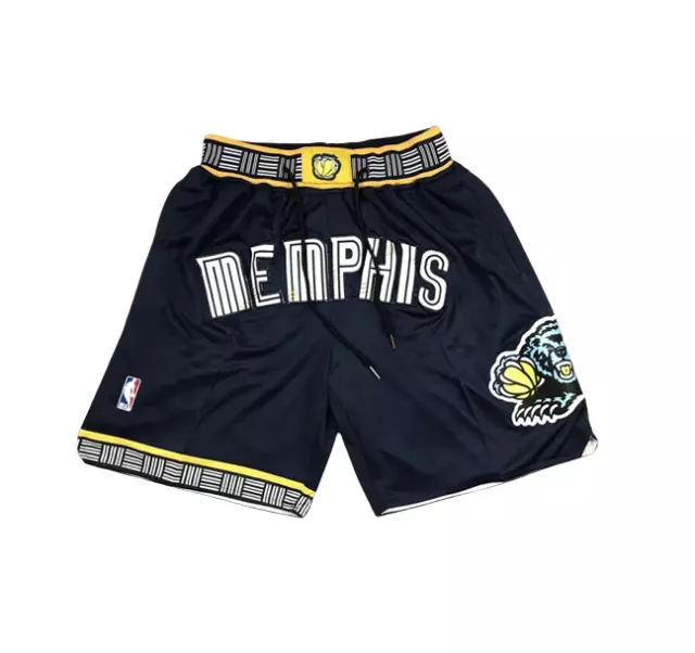 Premium Classic Retro Memphis Grizzlies Basketball Shorts Street Wear Hypebeast