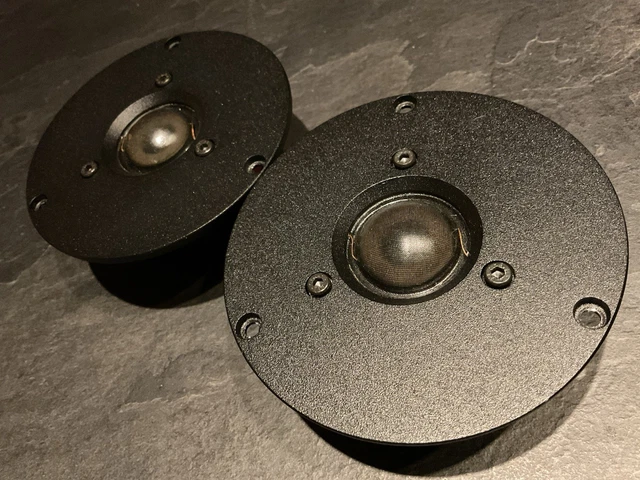 DYNAUDIO PAIR OF D28 /2 D-28/2 shielded tweeters in excellent