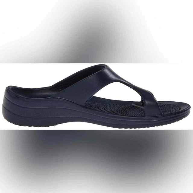 Dawgs Black Slip On Rubber Lightweight Non- Marking Waterproof X Sandals Women 9
