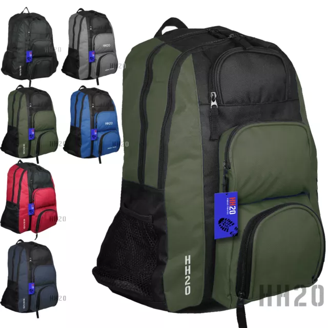 MENS BOYS LARGE Backpack Big Rucksack Fishing Sports Travel Hiking