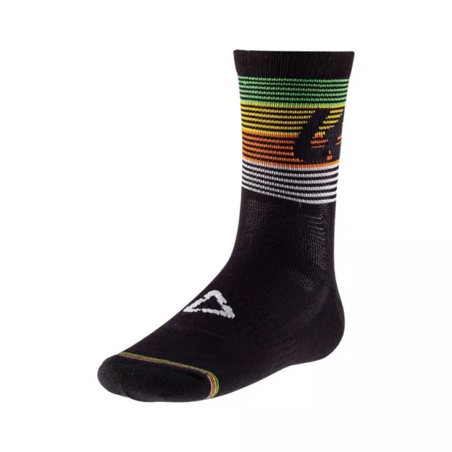 LEATT Calze RINFORZATE MTB 3D 80% Cotone 7% Nylon 13% Drylar Taglia 43-48
