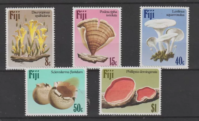 Fiji 1984 Flora Pilze 5 Val. MNH MF99727