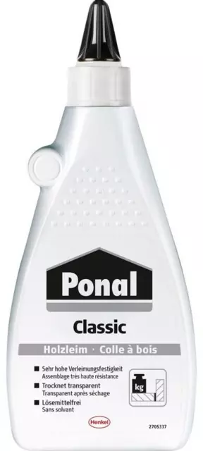 Henkel 2705337 - Ponal Classic - Holzleim - 550 g / PN10 - NEU