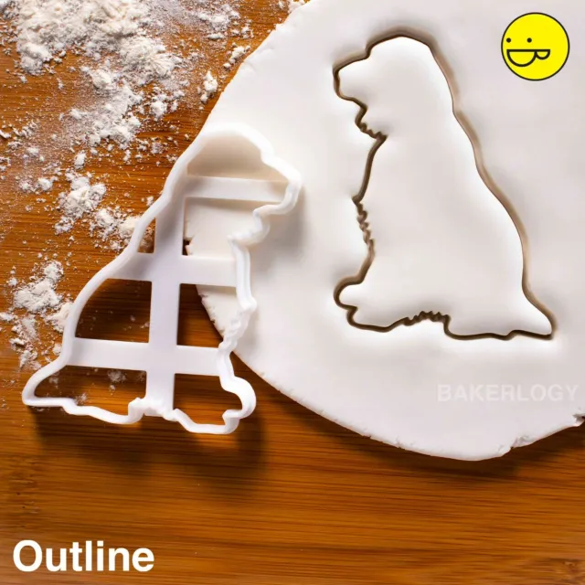 English Springer Spaniel Outline cookie cutter | cute dog pet biscuit treats vet