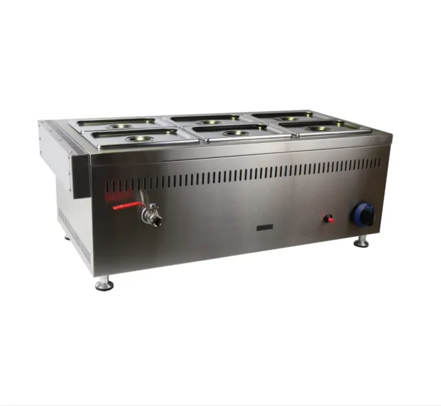 LPG Ready Bain Marie, Infernus Propane Gas Food Warmer For Catering Trailer.