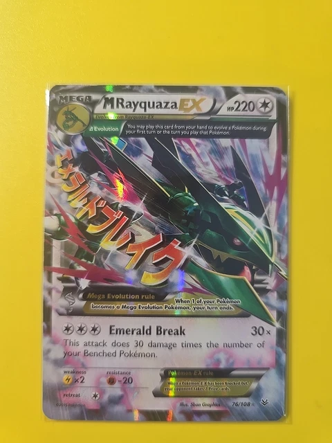 M Rayquaza EX - XY Roaring Skies Pokémon card 61/108 - Price & Rarity