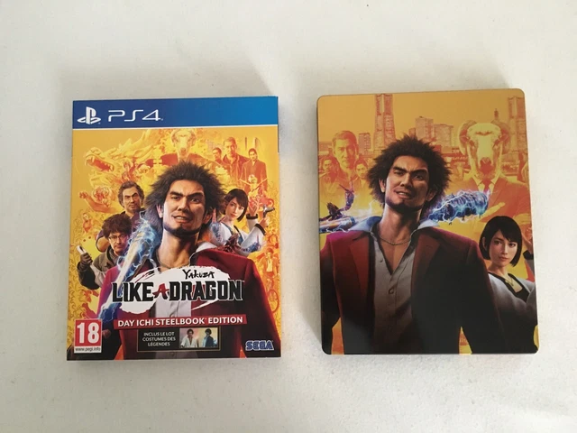 Jeu PS4 Yakuza Like A Dragon - Edition Steelbook - Version Française Neuve