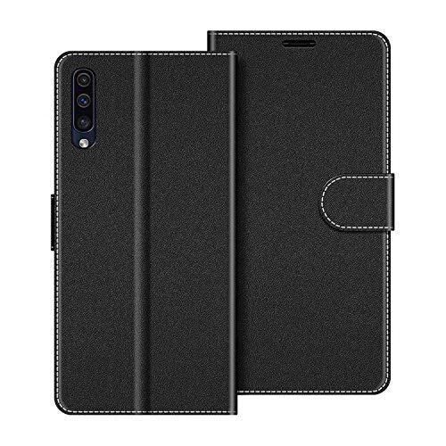 COODIO Coque en Cuir Samsung Galaxy A50 Étui Téléphone Samsung A50 Housse Poc...
