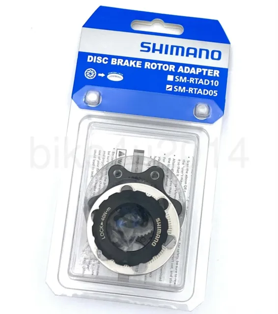 Shimano SM-RTAD05 ESMRTAD05 Bike Disc Rotor Adapter to 6 Bolts Rotors,CenterLock