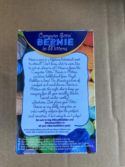 Royal Bobbles Computer Sittin' Bernie Sanders in Mittens LE Exclusive Bobblehead 3