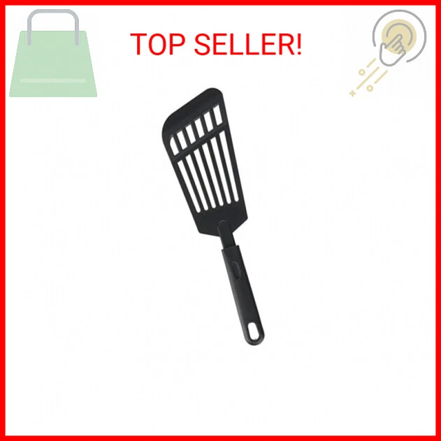 Winco, Black Nylon Fish Spatula, Medium