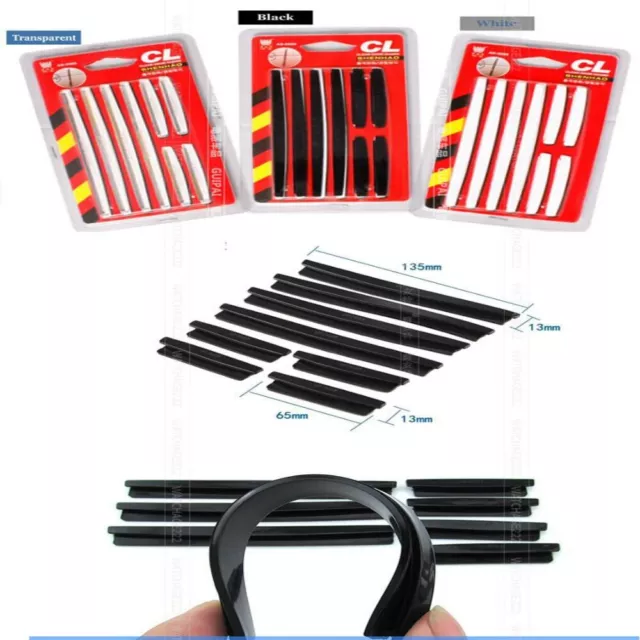 Bandes de Protection en caoutchouc pour les portières de Voiture en 2 couleurs