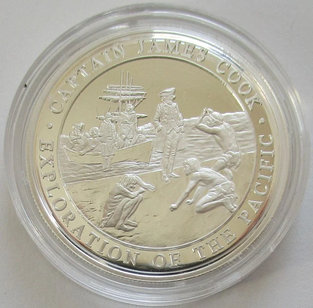 Zambia 1000 Kwacha 2000 Ships James Cook Silver