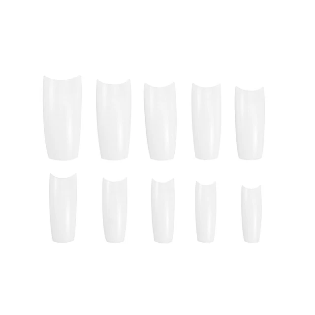 500 Pcs Fake Nail French Tips Natural Nails For Salon False
