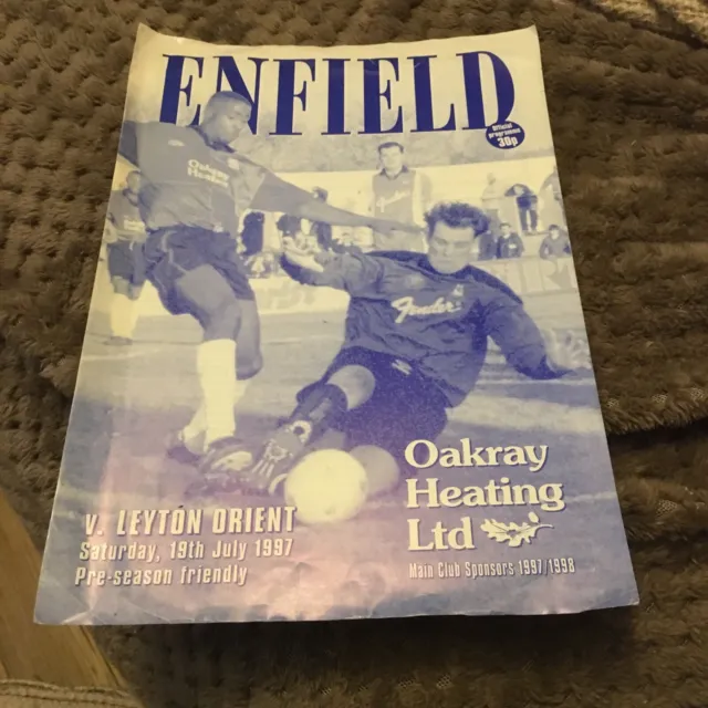 Enfield V Leyton Orient 1997 Friendly