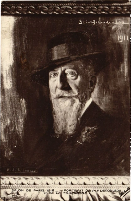 CPA AK Paris Salon H. DE LA TOURRASSE Portrait of M.P. Derouledre (706358)