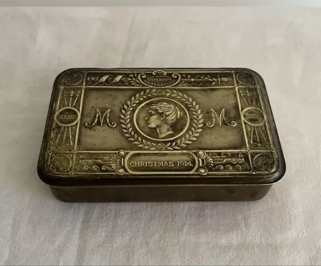 RARE First World War 1914 Antique original Princess Mary Chocolate Tin