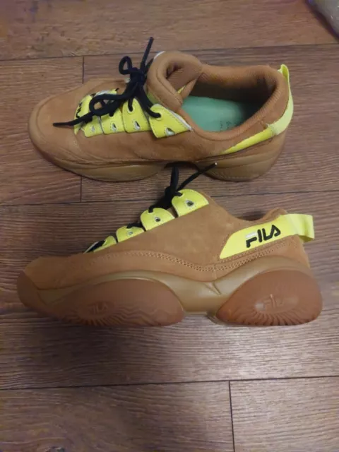 FILA PROVENANCE WOMENS Brown Suede Trainers UK 6 Sports Gym Lace Up Sneakers 32.99 PicClick UK