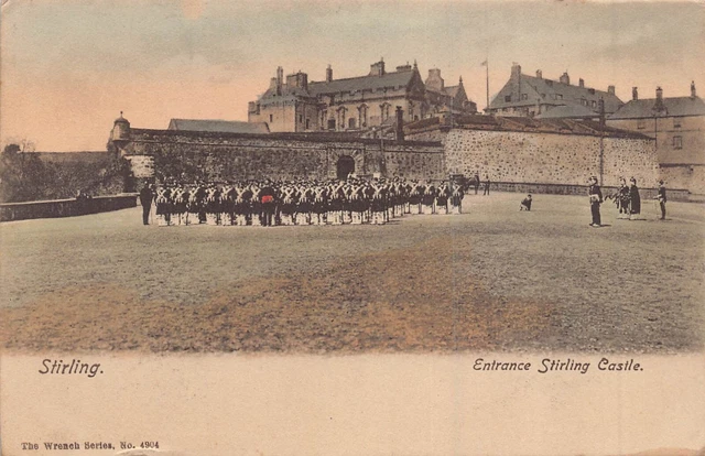 Stirling Scotland~Entrance Stirling Castle~Wrench Series Photo Postcard