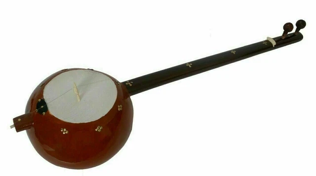 Folk Musical Haut Aigu Lively Son Double Corde Instrument Meera Bai Ektara