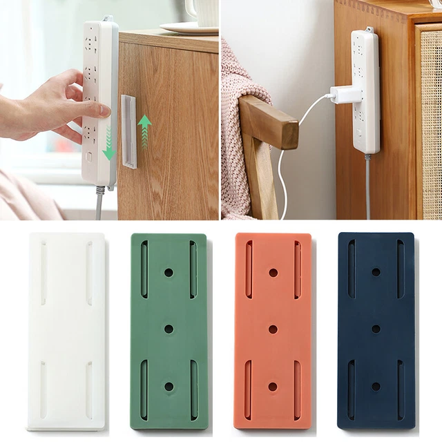 SUPPORT DE PRISE Plug Fixer Support De Multiprise Mural Autocollant ...