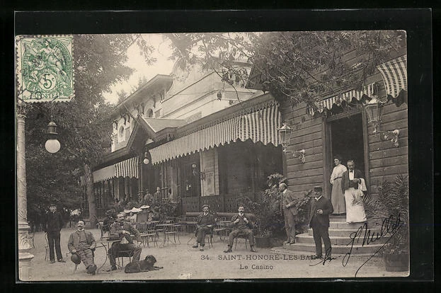 CPA Saint-Honoré-Les-Bains, Le Casino