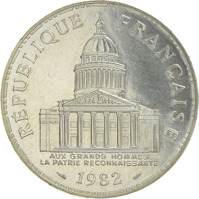 Coffret FDC France 1982 - 11 Pièces Francs Dont 100F Panthéon En Argent