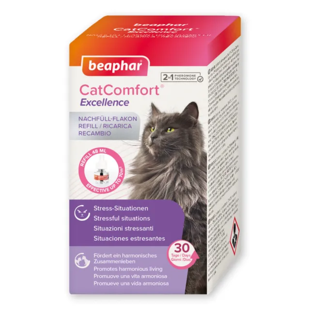 Beaphar CatComfort Excellence Nachfüll-Flakon für Verdampfer 48 ml Stress Angst