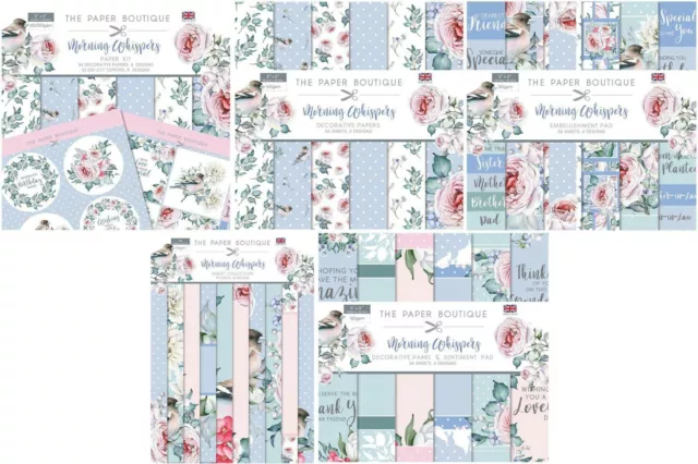 The Paper Boutique Morning Whispers - Paper Pad, Inserts, Colour Card