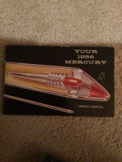 Original 1958 Mercury Owners Manual