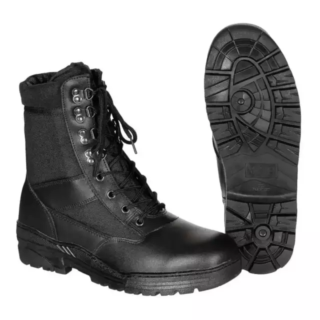 Security Stiefel MFH Einsatzstiefel schwarz Boots Outdoor Arbeitsstiefel Militär
