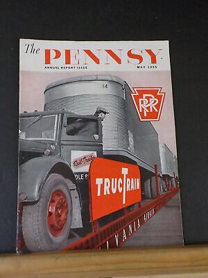 Pennsy Employee Magazine, the 1955 May PRR Employee Magazine Annual report issue