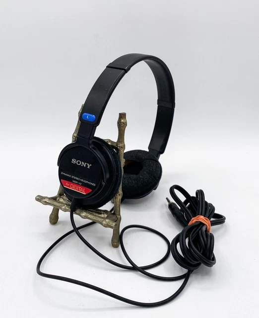 VINTAGE SONY MDRV2 Dynamic Stereo Headphones Made In Japan Red